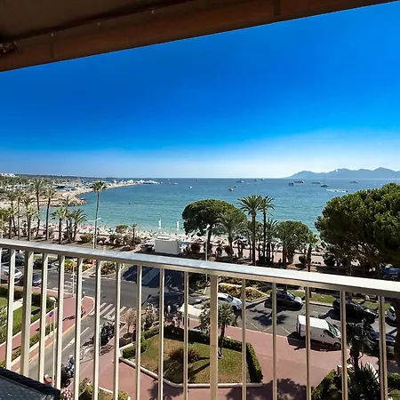 Two Bedrooms Sea View - First Line Croisette Id275 *