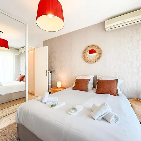 Two Bedrooms Sea View - First Line Croisette Id275 * קאן